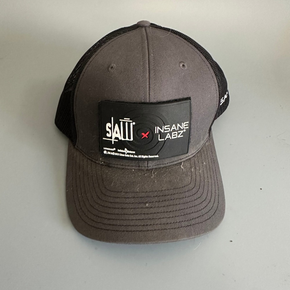 Saw‎ Movie x Insane Labz Richardson 112 Trucker Hat Charcoal Black Snapback Cap